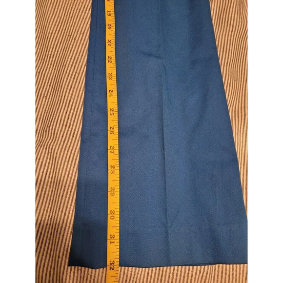 Express Womens Columnist Barely Boot Royal Blue Pants Size 8 - Picture 13 of 14